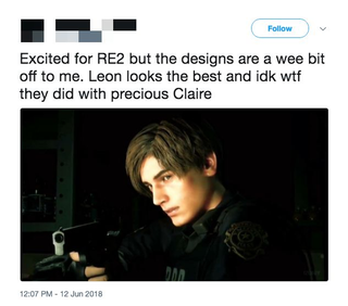 Illustration for article titled Some Fans Aren't Feeling Resident Evil 2's Remake FacesÂ